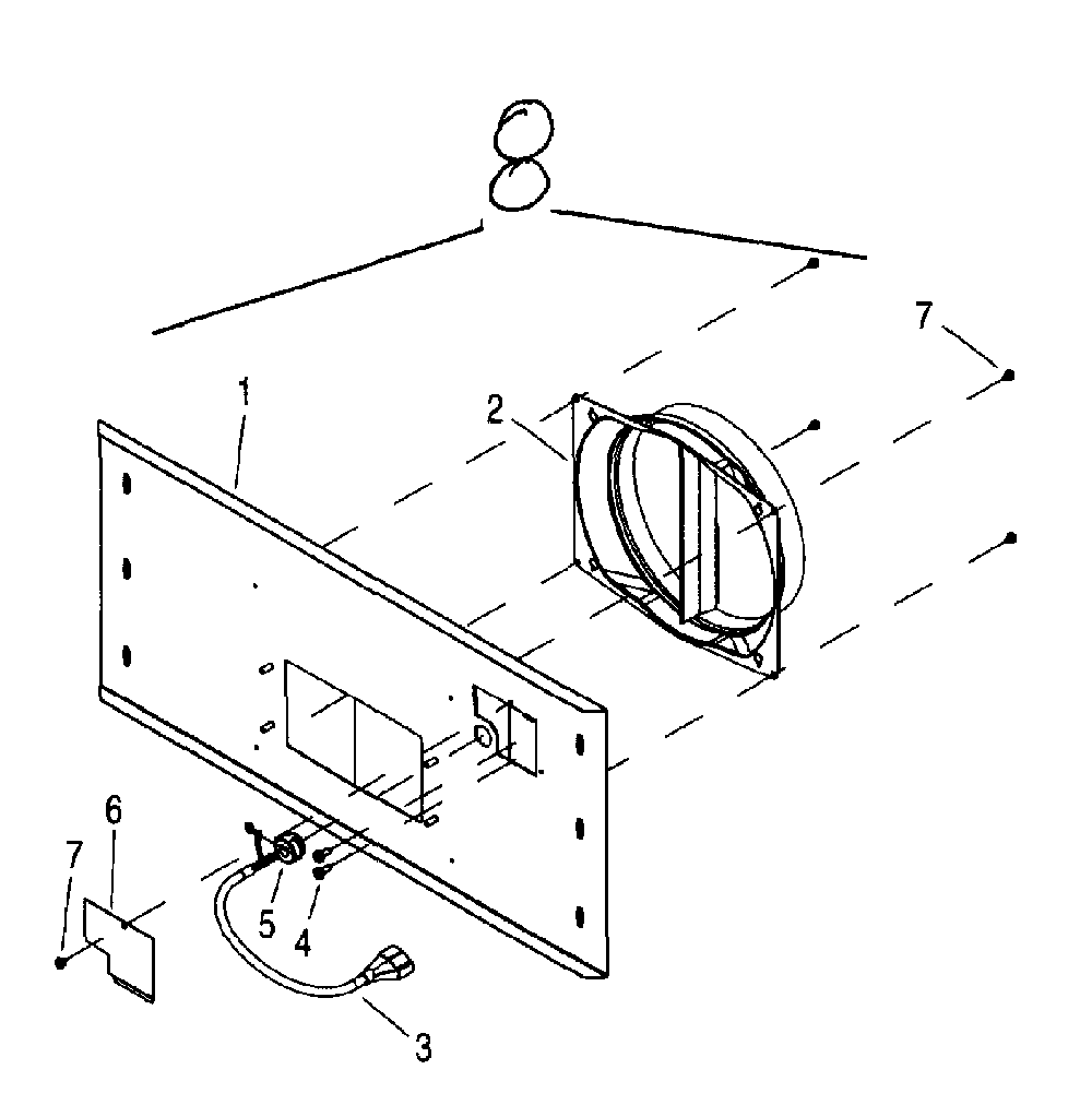 Blowers plate Diagram and Parts List for WP29M  Broan Range Hood