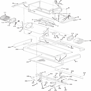Part Location Diagram of S97016970 Broan Black Light Switch