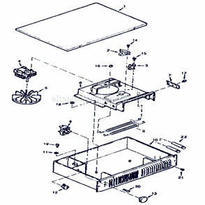 Part Location Diagram of S99020130 Broan Srv Paddle Wheel 5n F134