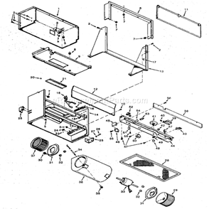 Part Location Diagram of S99100379 Nutone Damper Bushing