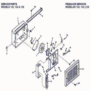 Part Location Diagram of S99080252 Broan Motor