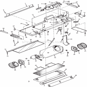 Page A Diagram and Parts List for 153623  Broan Range Hood