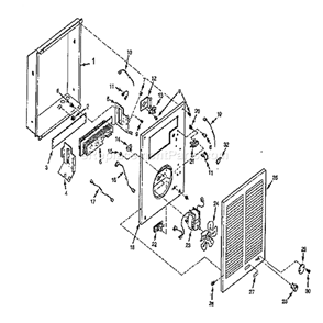 Part Location Diagram of S97013945 Broan Thermal Overload Assembly