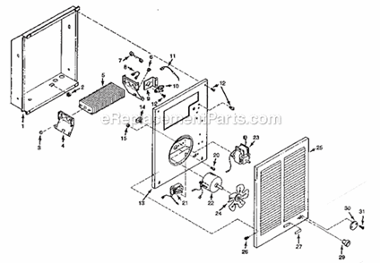Part Location Diagram of S99260425 Nutone Nut