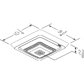 Diagram Diagram and Parts List for FG800SPK  Broan Bath & Ventilation Fan
