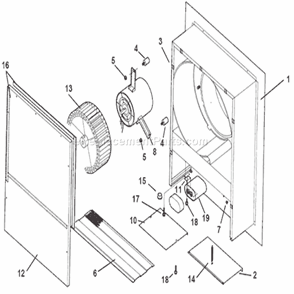 Part Location Diagram of S99140145 Broan Spring