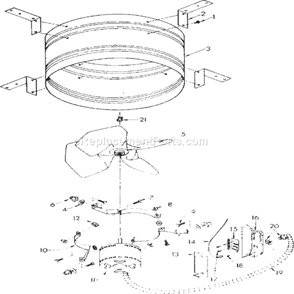 Part Location Diagram of S98005039 Broan Eco 3128 Bracket Mtg F 343 Att