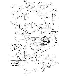 Main asy Diagram and Parts List for ILB9  Broan Bath & Ventilation Fan