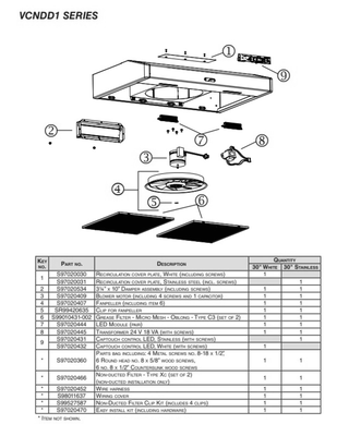 Part Location Diagram of S97020407 Broan Fanpeller Alliance Blower B1 (
