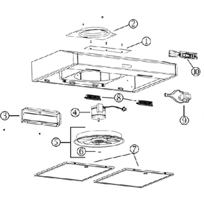 Part Location Diagram of S97020470 Broan Easy Install Kit (incl. Hdwr)