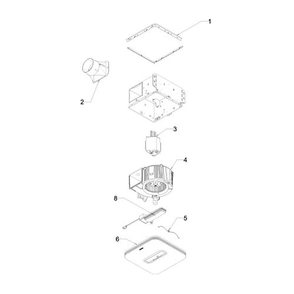 Part Location Diagram of S97019516 Broan Srv Assy,wire Pnl/hrns-f/l(m-c