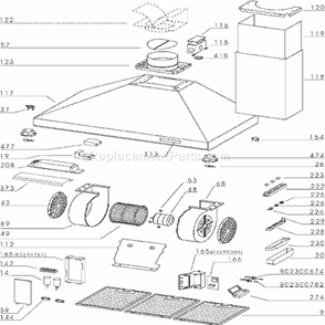 Part Location Diagram of S99091031 Broan Srv Logo Nameplate F/broan Eli