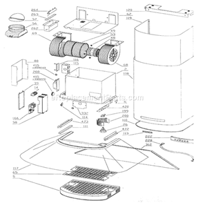 Part Location Diagram of SB03204094 Broan Gasket