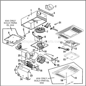 Part Location Diagram of S99270479 Broan Outlet