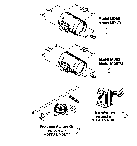 Damper assy Diagram and Parts List for MD6S  Broan Range Hood
