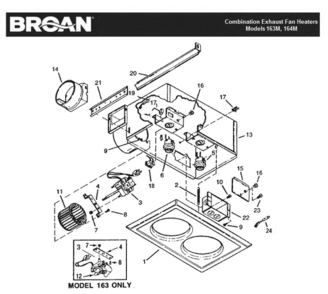 Part Location Diagram of 99770037 Broan Bulb Holder