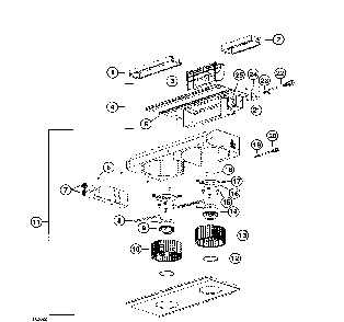 Blower p8 Diagram and Parts List for UP26M  Broan Range Hood