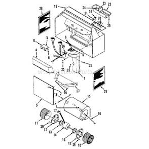Part Location Diagram of S98006546 Broan Cover