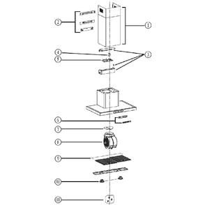 Part Location Diagram of S99528454 Broan Flues