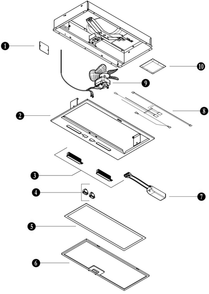 Part Location Diagram of S98010839 Broan Cover