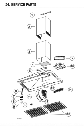 Part Location Diagram of SV08543 Broan Venmar Damper Adapter 8