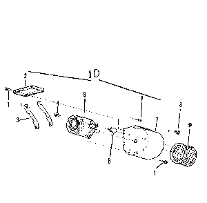 Blower p6 Diagram and Parts List for WP29M  Broan Range Hood