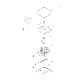 Diagram Diagram and Parts List for AERN80LK  Broan Bath & Ventilation Fan