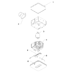 Diagram Diagram and Parts List for ARN110LKVV  Broan Bath & Ventilation Fan