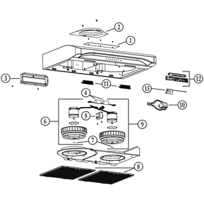 Part Location Diagram of S97020204-002 Broan Hpfa4 30 Fltr Hybride 2/pk (sr