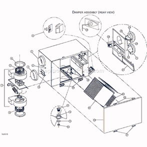 Page A Diagram and Parts List for HRV100H  Broan Air Purifier