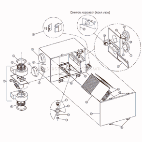 Page A Diagram and Parts List for HRV200H  Broan Air Purifier