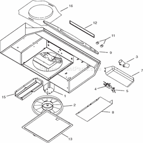 Page A Diagram and Parts List for QT230AA  Broan Range Hood