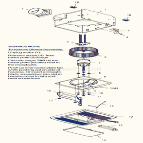 Part Location Diagram of S99271311 Broan Bulb