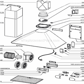 Part Location Diagram of SB02300264 Broan Light Bulb