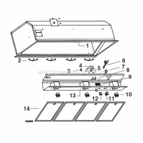 Part Location Diagram of V02772 Broan SRV Female Receptacle