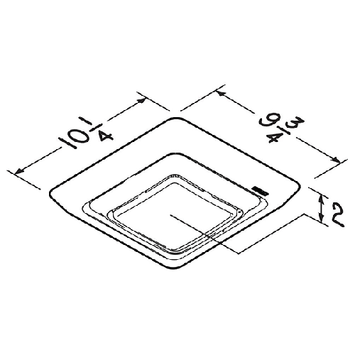 Diagram Diagram and Parts List for FG600  Broan Bath & Ventilation Fan
