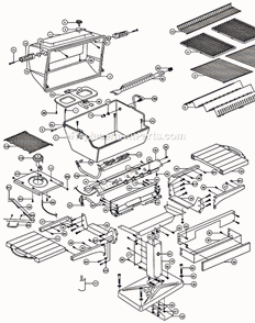Part Location Diagram of S12206 Broil-Mate Grid Retractable