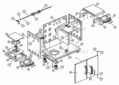 Part Location Diagram of S15256 Broil King Spit Rod