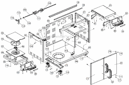 Page B Diagram and Parts List for 7123-87  Broil-Mate Grill