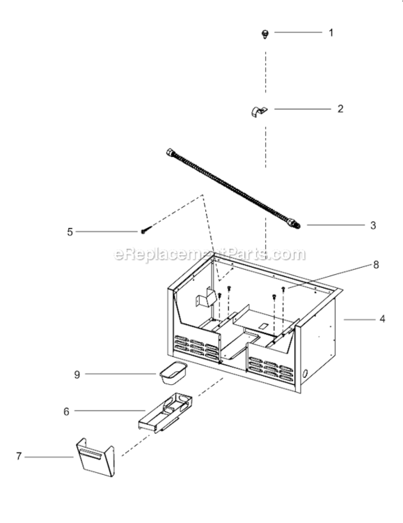 Page A Diagram and Parts List for BHA-1  Broilmaster Grill Accessories