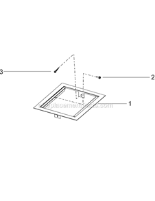 Page A Diagram and Parts List for BSA  Broilmaster Built-In Cooking