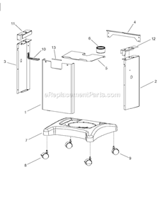 Page A Diagram and Parts List for DCB1  Broilmaster Grill Accessories