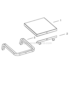 Page A Diagram and Parts List for SKSS2  Broilmaster Grill Accessories