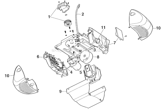 Page A Diagram and Parts List for 248754  Chamberlain Garage Door Opener