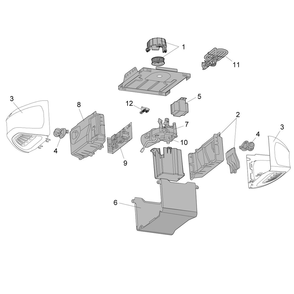 Diagram Diagram and Parts List for B970  Chamberlain Garage Door Opener