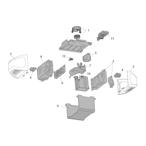 Part Location Diagram of 041-0144 Chamberlain Light Lens