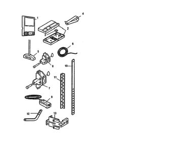 Installation Parts Diagram and Parts List for 248739  Chamberlain Garage Door Opener