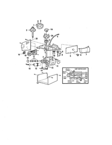 Motor Unit Assembly Diagram and Parts List for 1255R  Chamberlain Garage Door Opener