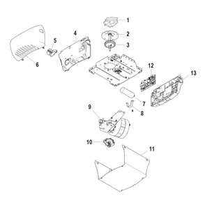 Diagram Diagram and Parts List for HD210  Chamberlain Garage Door Opener