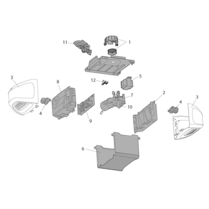 Diagram Diagram and Parts List for B750  Chamberlain Garage Door Opener